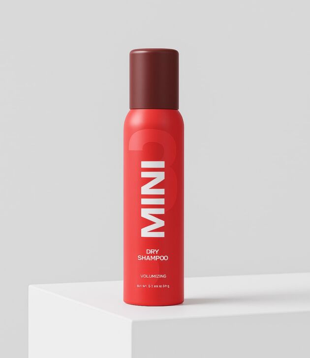 Refreshing dry shampoo spray